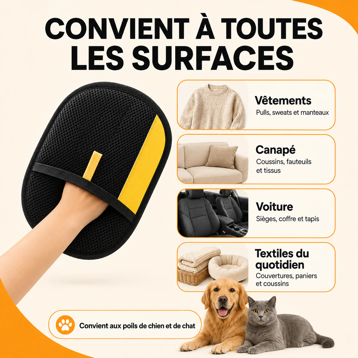 🔥Last Day Buy 1 get 1 free-49% off🔥 Pet Hair Remover Glove